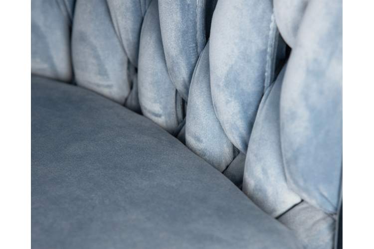 Набор 2 шт Стул барный DOBRIN MARCEL, пудрово-голубой велюр (MJ9-74)-8