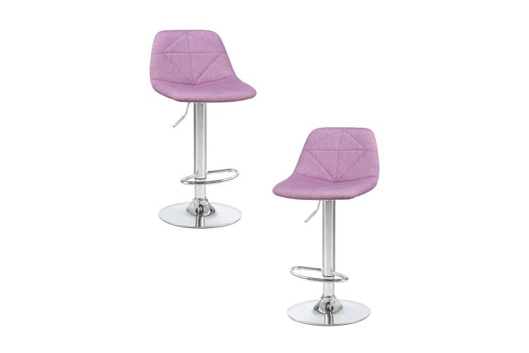 Набор 2 шт Стул барный DOBRIN DINA, фиолетовый