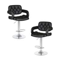 Набор 2 шт Стул барный DOBRIN TIESTO, чёрный