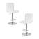 Набор 2 шт Стул барный DOBRIN CANDY, белый
