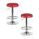 Набор 2 шт Табурет барный DOBRIN BRUNO, бордовый