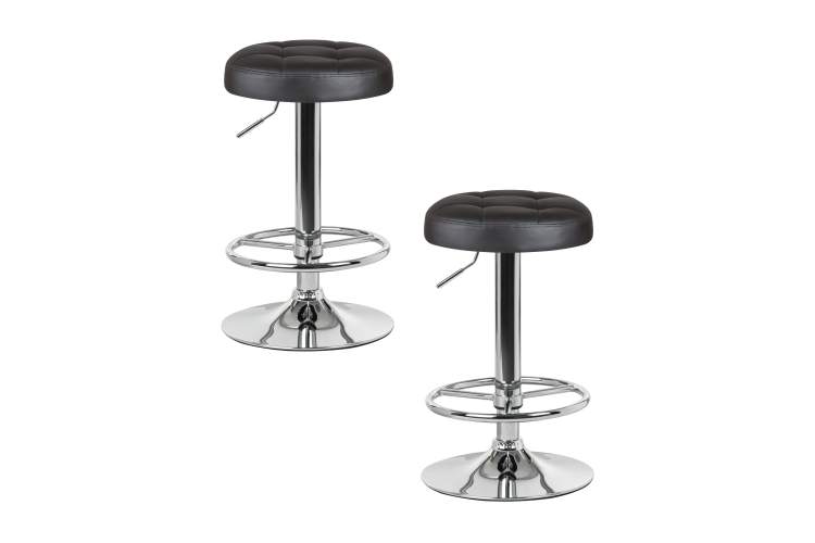 Набор 2 шт Табурет барный DOBRIN BRUNO, чёрный