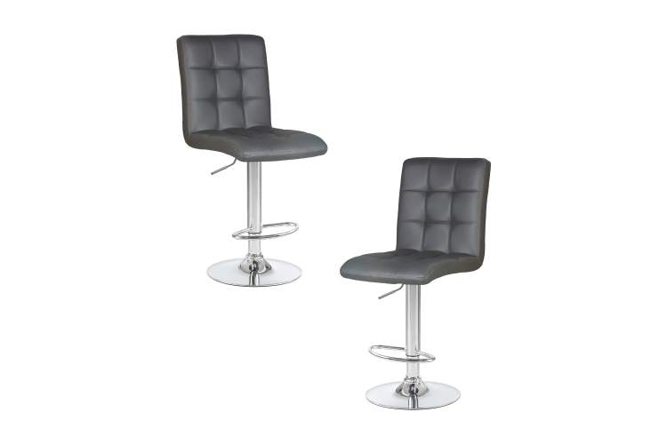 Набор 2 шт Стул барный DOBRIN KRUGER, серый