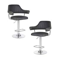 Набор 2 шт Стул барный DOBRIN CHARLY, серый