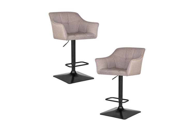 Набор 2 шт Стул барный DOBRIN RALF, светло-серый (LAR-106D-25)