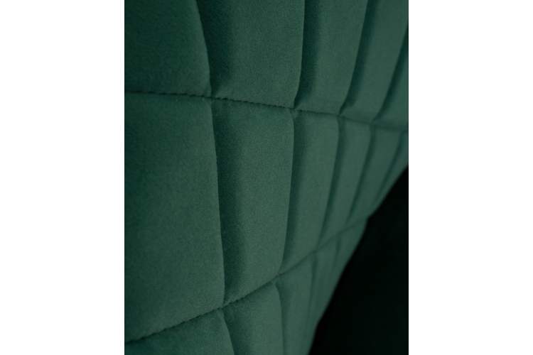 Набор 2 шт Стул обеденный DOBRIN ROBERT, черные матовые ножки, велюр V108-64 Зелёный-9