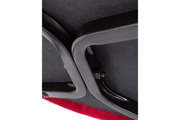 Набор 2 шт Стул барный DOBRIN CHRISTIAN'75, черные ножки, бордовый велюр (V108-85)-11