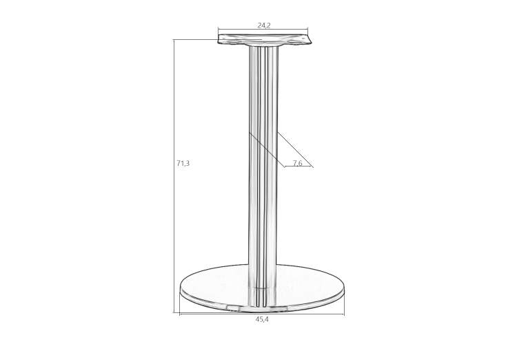 Подстолье обеденное DOBRIN SCOTT-4