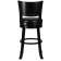 Набор 2 шт Вращающийся полубарный стул DOBRIN TONY COUNTER, капучино, черный