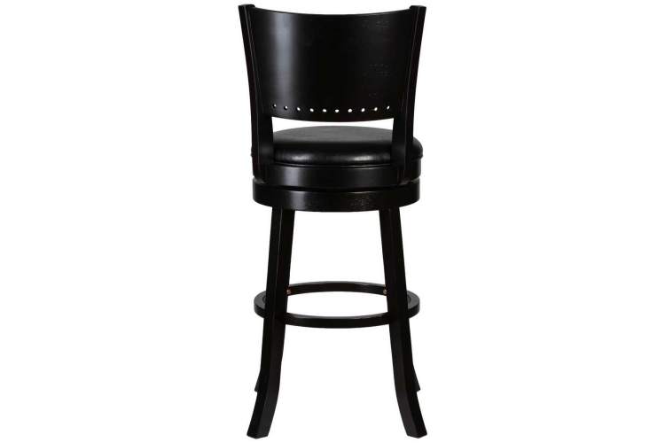 Вращающийся полубарный стул DOBRIN TONY COUNTER, капучино, черный-3