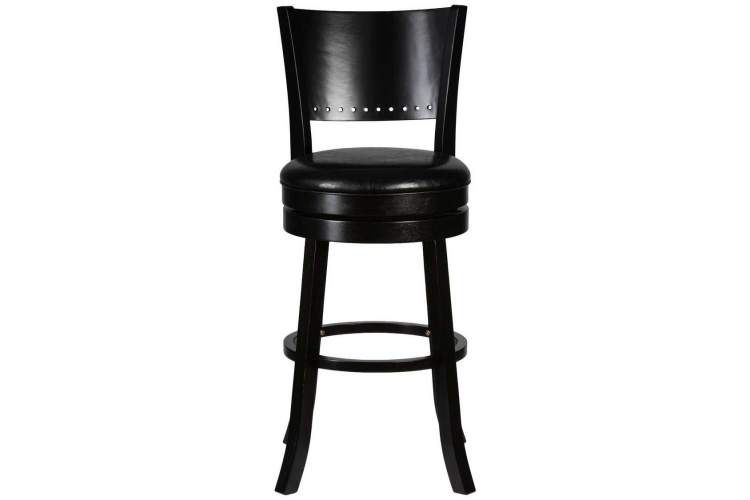 Вращающийся полубарный стул DOBRIN TONY COUNTER, капучино, черный-4
