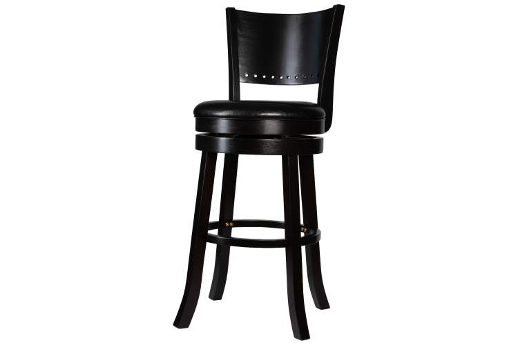 Набор 2 шт Вращающийся полубарный стул DOBRIN TONY COUNTER, капучино, черный-6