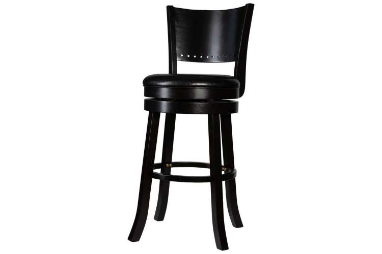 Вращающийся полубарный стул DOBRIN TONY COUNTER, капучино, черный-5