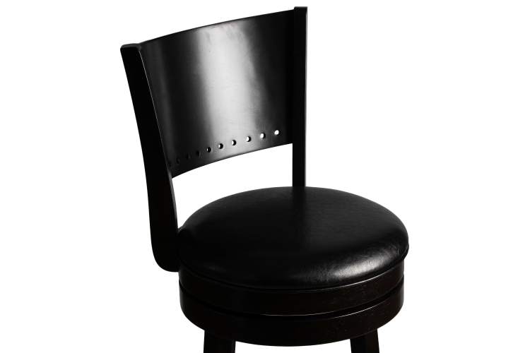 Набор 2 шт Вращающийся полубарный стул DOBRIN TONY COUNTER, капучино, черный-8