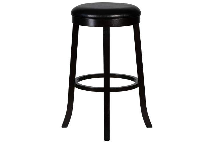 Набор 2 шт Круглый барный табурет DOBRIN BOB BAR, капучино, черный-2