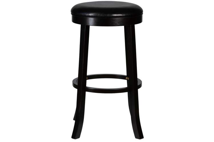 Набор 2 шт Круглый барный табурет DOBRIN BOB BAR, капучино, черный-3