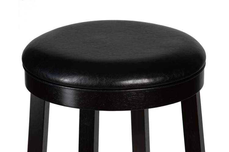 Набор 2 шт Круглый барный табурет DOBRIN BOB BAR, капучино, черный-5