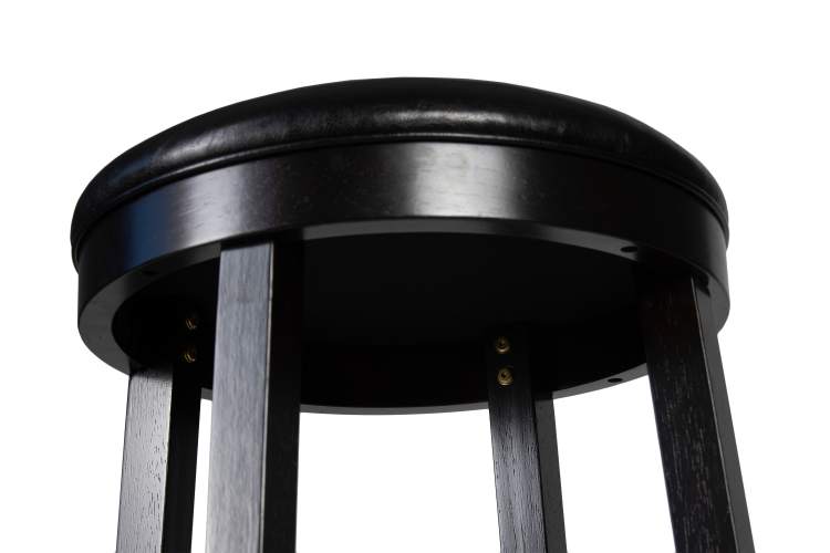Набор 2 шт Круглый барный табурет DOBRIN BOB BAR, капучино, черный-8