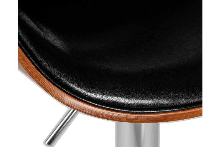 Набор 2 шт Стул барный DOBRIN KARTER, коричневое дерево, чёрный-7