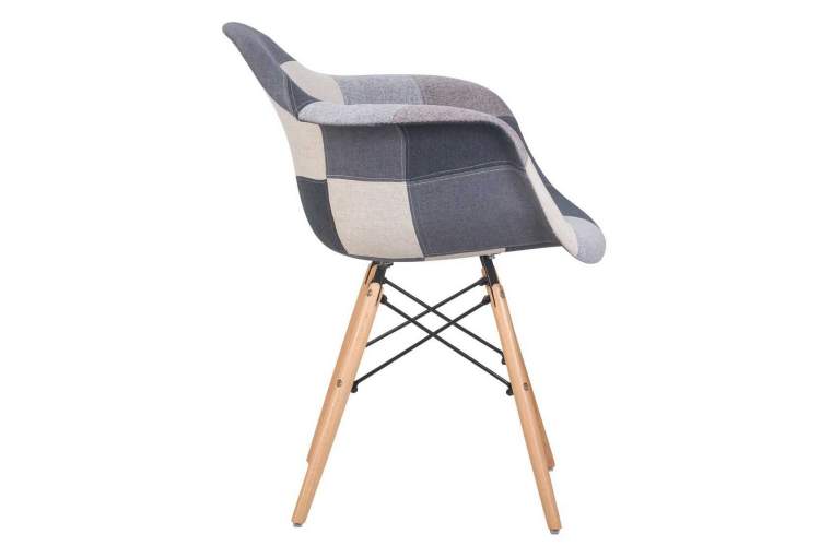 Стул обеденный DOBRIN DAW RACHEL, ножки светлый бук, сиденье 002 Puzzle-2