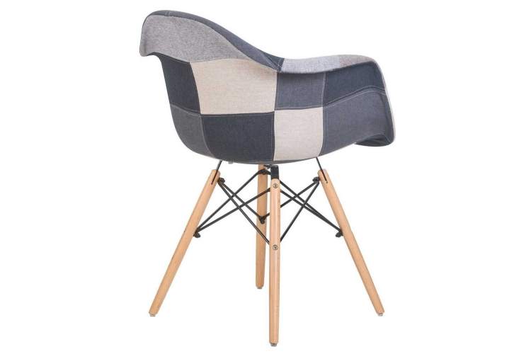 Стул обеденный DOBRIN DAW RACHEL, ножки светлый бук, сиденье 002 Puzzle-3