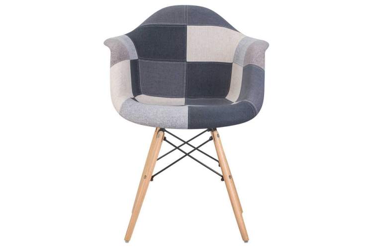 Стул обеденный DOBRIN DAW RACHEL, ножки светлый бук, сиденье 002 Puzzle-5