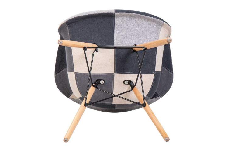 Стул обеденный DOBRIN DAW RACHEL, ножки светлый бук, сиденье 002 Puzzle-8