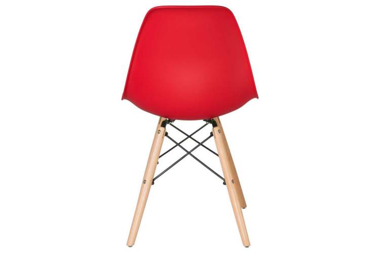 Стул обеденный LMZL-PP623, ножки светлый бук, цвет сиденья красный-5