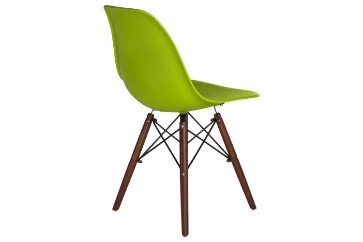 Стул обеденный LMZL-PP623, ножки тёмный бук, цвет сиденья салатовый-3