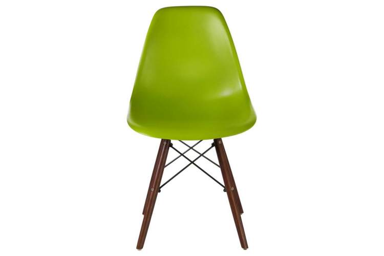 Стул обеденный LMZL-PP623, ножки тёмный бук, цвет сиденья салатовый-5