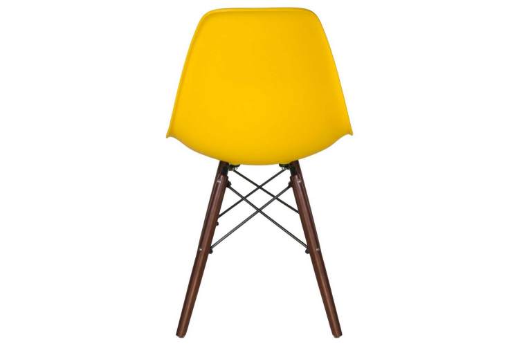 Стул обеденный LMZL-PP623, ножки тёмный бук, цвет сиденья жёлтый-4