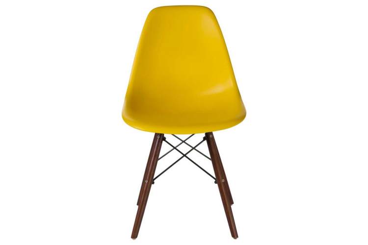 Стул обеденный LMZL-PP623, ножки тёмный бук, цвет сиденья жёлтый-5