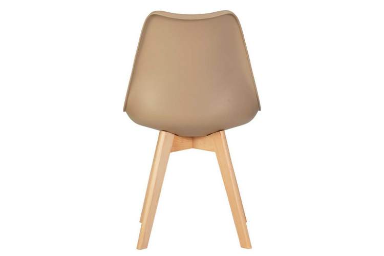 Стул обеденный DOBRIN JERRY SOFT, ножки светлый бук, цвет сиденья бежевый (GR-03)-4