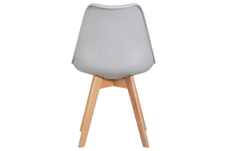 Стул обеденный DOBRIN JERRY SOFT, ножки светлый бук, цвет сиденья светло-серый (GR-01)-4