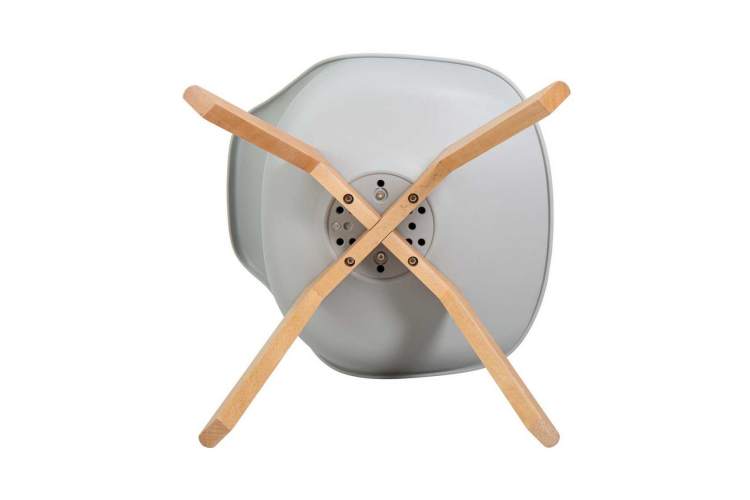 Стул обеденный DOBRIN JERRY SOFT, ножки светлый бук, цвет сиденья светло-серый (GR-01)-7