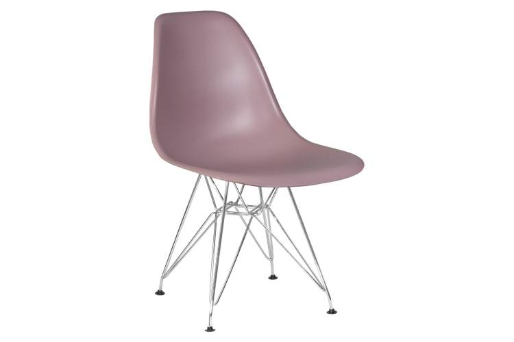 Набор 4 шт Стул обеденный DOBRIN DSR, ножки хром, цвет сиреневый (P-04)-1