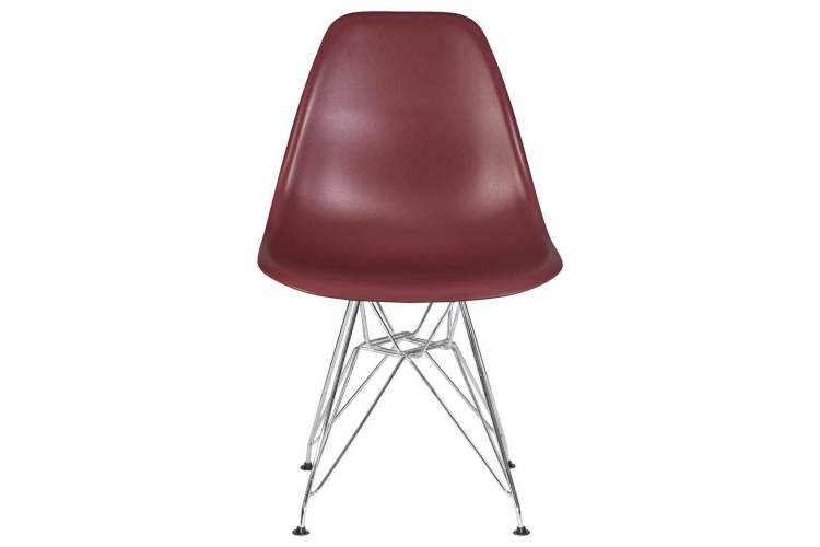 Стул обеденный DOBRIN DSR, ножки хром, цвет сливовый (R-13)-5