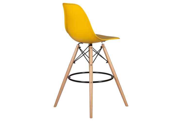 Набор 2 шт Стул барный DOBRIN DSW BAR, ножки светлый бук, цвет горчичный (Y-03)-4