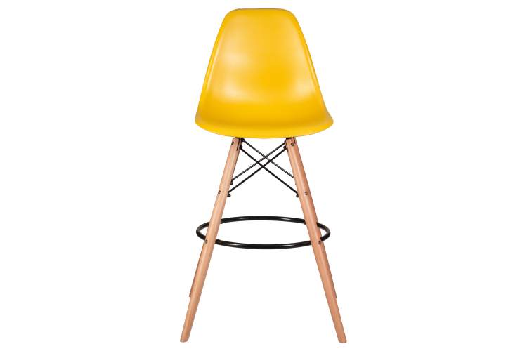 Набор 2 шт Стул барный DOBRIN DSW BAR, ножки светлый бук, цвет горчичный (Y-03)-6