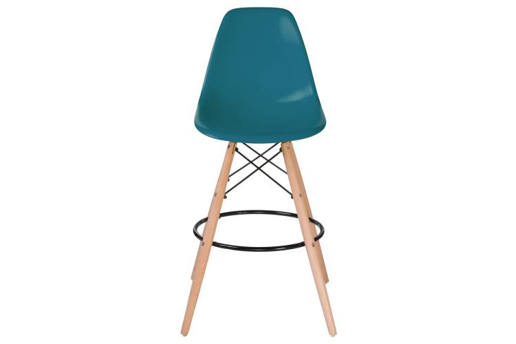 Набор 2 шт Стул барный DOBRIN DSW BAR, ножки светлый бук, цвет сиденья морской волны (G-05)-6