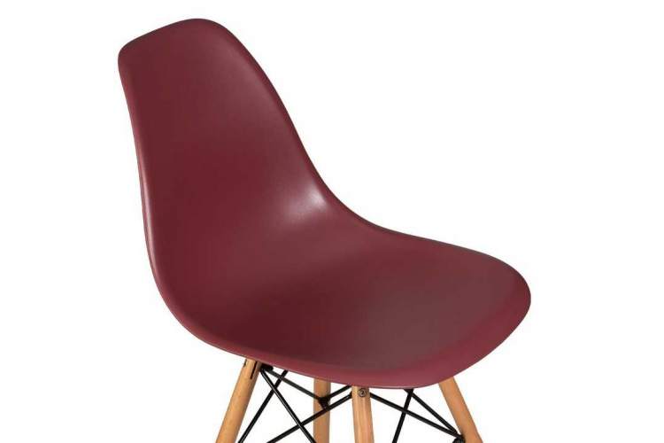 Стул обеденный DOBRIN DSW, ножки светлый бук, цвет сливовый (R-13)-6