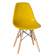 Набор 4 шт Стул обеденный DOBRIN DSW, ножки светлый бук, цвет жёлтый (Y-01)