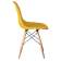 Набор 4 шт Стул обеденный DOBRIN DSW, ножки светлый бук, цвет жёлтый (Y-01)