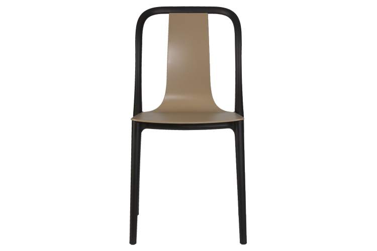 Набор 4 шт Стул обеденный DOBRIN ADAM, черный/бежевый-6