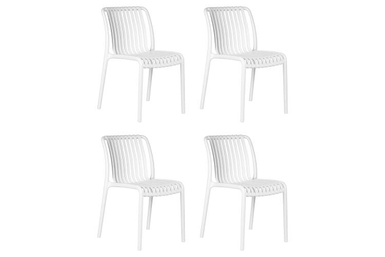 Набор 4 шт Стул обеденный DOBRIN WALTER, белый