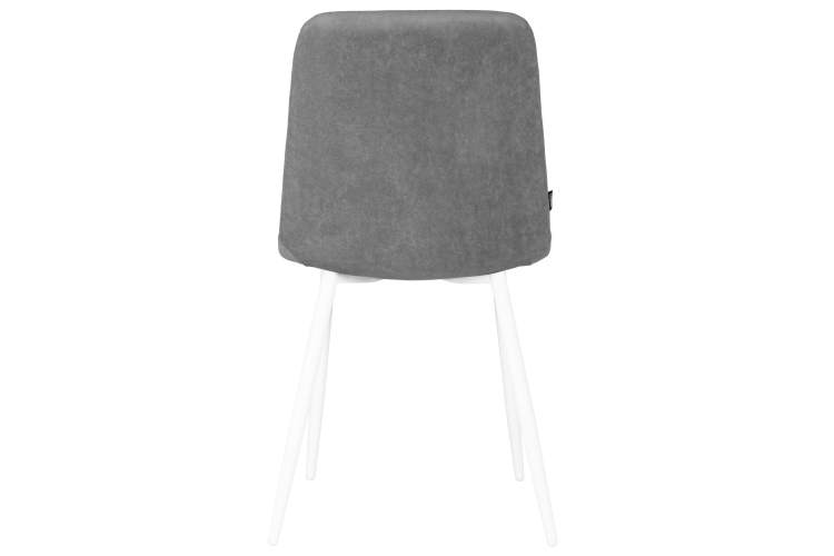 Набор 4 шт Стул обеденный DOBRIN CHILLY ROMBO, Серый Simple 33, основание белый-5