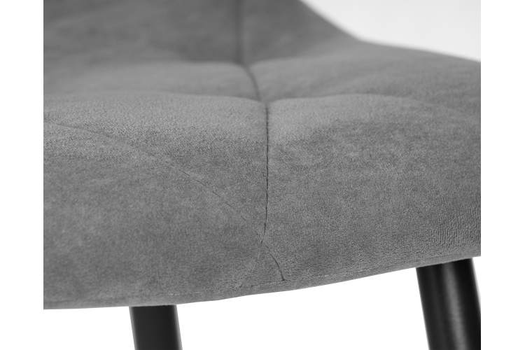 Набор 4 шт Стул обеденный DOBRIN CHILLY ROMBO, Серый Simple 33, основание черное-8