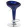 Набор 2 шт Стул барный DOBRIN BOMBA, синий металлик