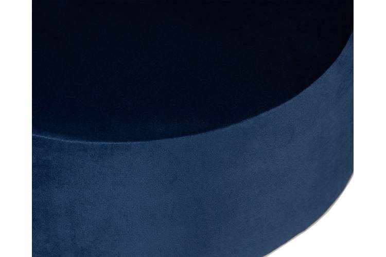 Пуф DOBRIN DANNY BLACK, синий велюр (MJ9-117)-2