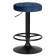 Набор 2 шт Табурет барный DOBRIN BRUNO BLACK, синий велюр (MJ9-117)